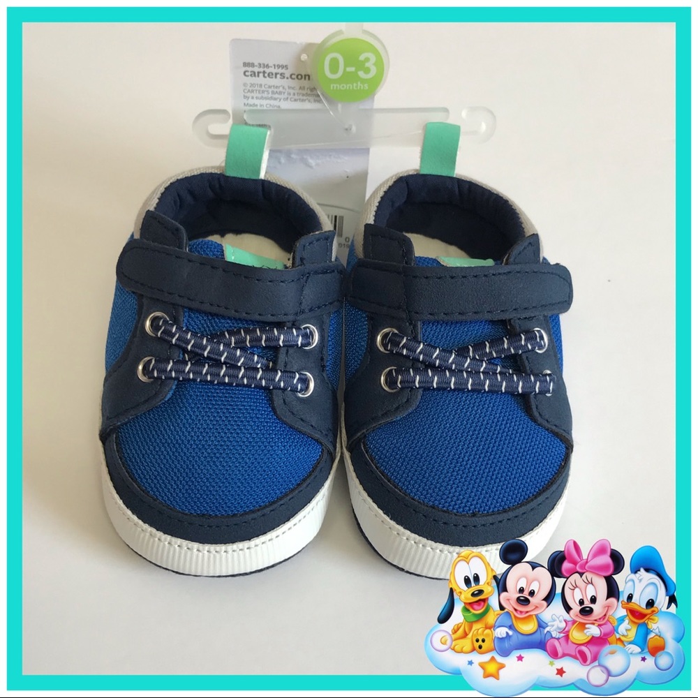 CARTER'S Baby Boys Shoes navyblue/royal blue 0-3M